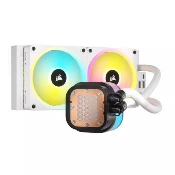 CORSAIR CPU-Kühler – iCUE Link H100i RGB AiO-Flüssigkeitskühler – Weiß