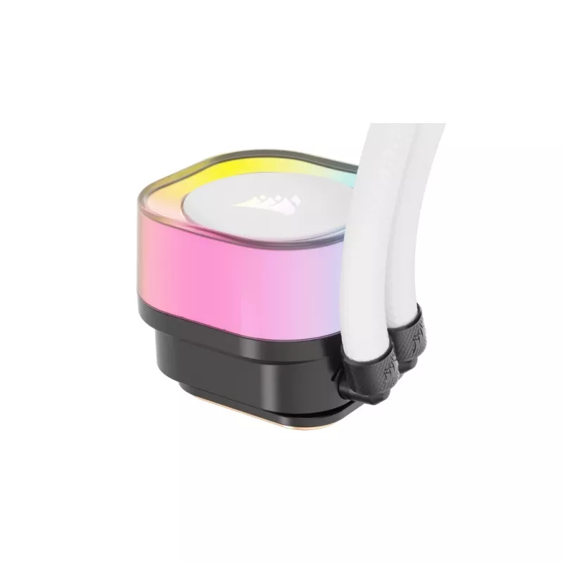 CORSAIR CPU-Kühler – iCUE Link H100i RGB AiO-Flüssigkeitskühler – Weiß