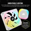 CORSAIR CPU-Kühler – iCUE Link H100i RGB AiO-Flüssigkeitskühler – Weiß