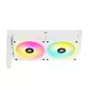 CORSAIR CPU-Kühler – iCUE Link H100i RGB AiO-Flüssigkeitskühler – Weiß