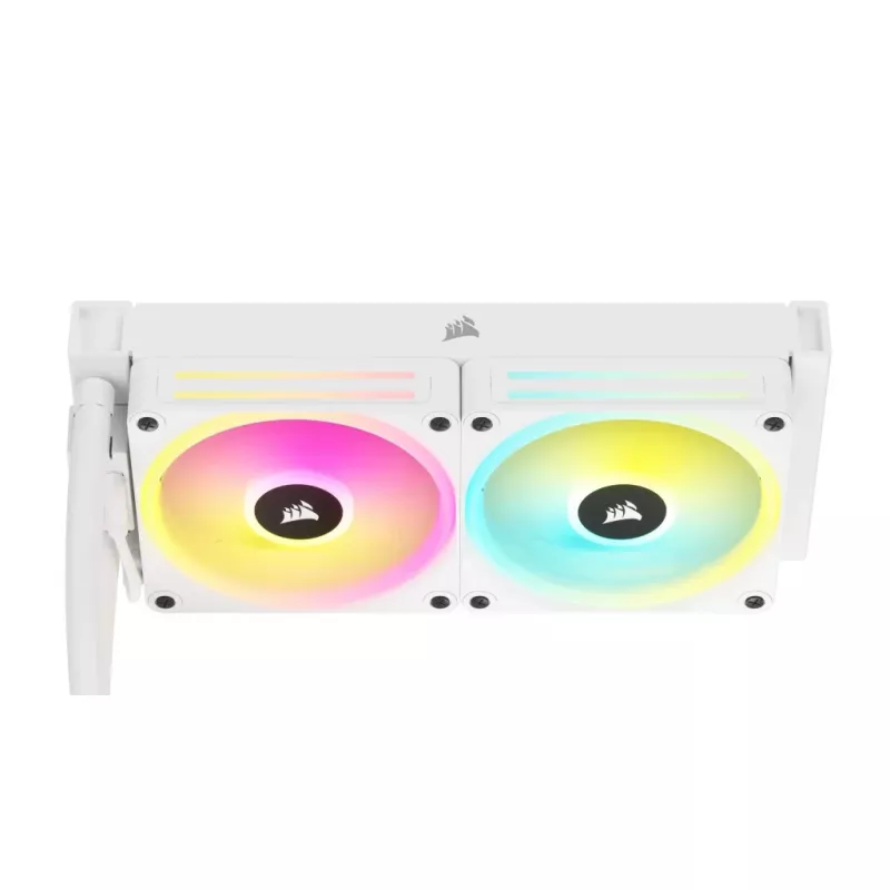 CORSAIR CPU-Kühler – iCUE Link H100i RGB AiO-Flüssigkeitskühler – Weiß