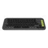 LOGITECH Wireless Tastatur - Pop Icon Keys - Graphit & Grün Qwertz Deutsch
