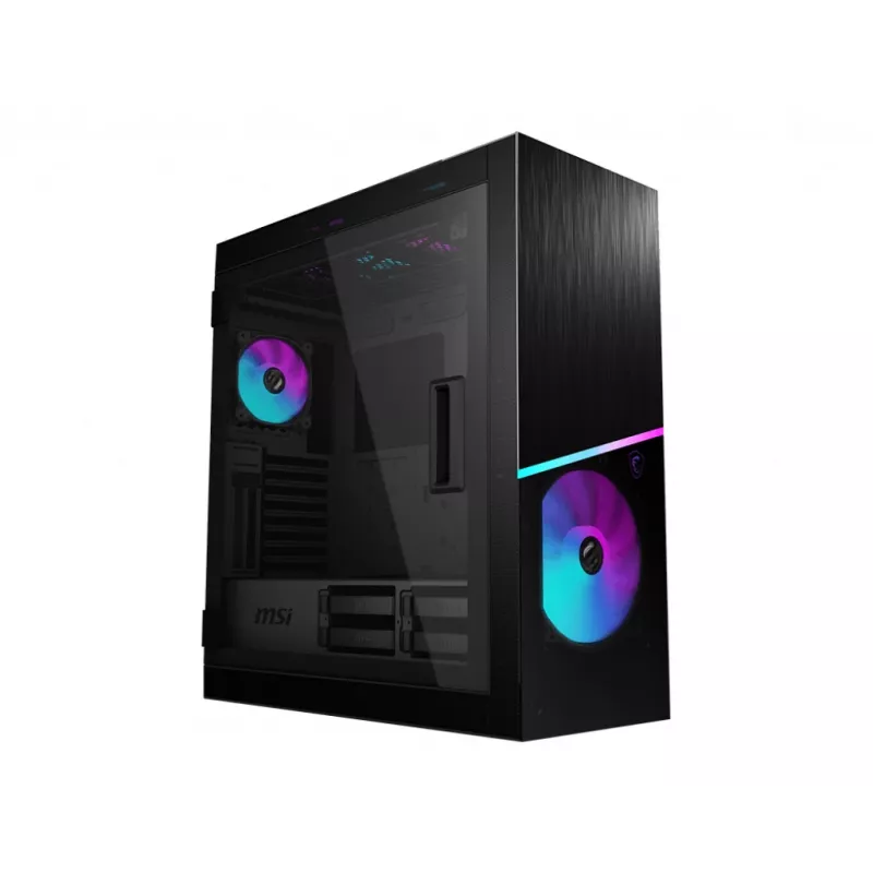 MSI MPG SEKIRA 500X Full Tower Gaming Computer Case 'Black, 3x 200mm ARGB + 1x 200mm + 1x120mm ARGB Fans, Mystic Light Sync, 8 Channel ARGB Hub, USB Type-C, Tempered Glass Panels, E-ATX, ATX, mATX, mini-ITX'