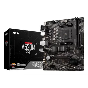 MSI A520M PRO Mainboard AMD A520 Sockel AM4 micro ATX