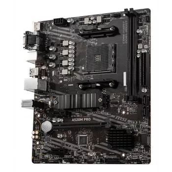 MSI A520M PRO Mainboard AMD A520 Sockel AM4 micro ATX