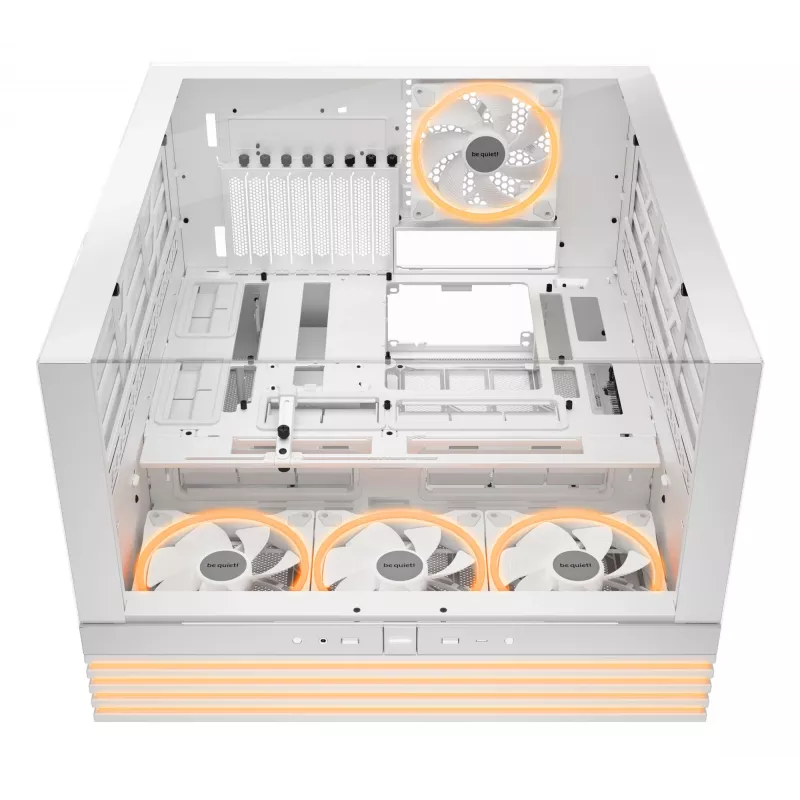PC-Gehäuse bequiet! LIGHT BASE 900 FX Full Tower Weiß — Full Tower, XL-ATX, RGB-Lüfter, 49,5 cm GPU, 190 mm CPU-Kühler