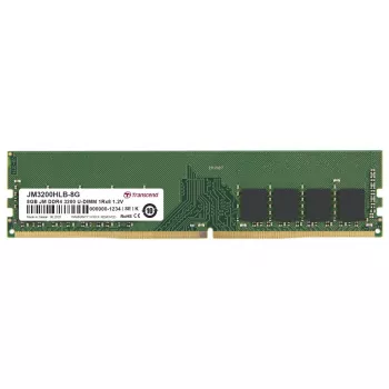 TRANSCEND 8GB JetRam DDR4 3200MHz U-DIMM 1Rx8 1Gx8 CL22 1,2V