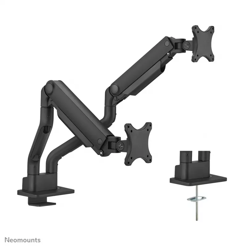 Neomounts DS70S-950BL2 Monitorarm 17-35 Zoll - Gasfeder - Topfix - 180°-Stopp