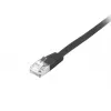 Network Cable Equip Cat.6A U/FTP Flat Patch Cable RJ-45 0,5m Schwarz