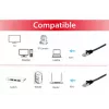 Network Cable Equip Cat.6A U/FTP Flat Patch Cable RJ-45 0,5m Schwarz