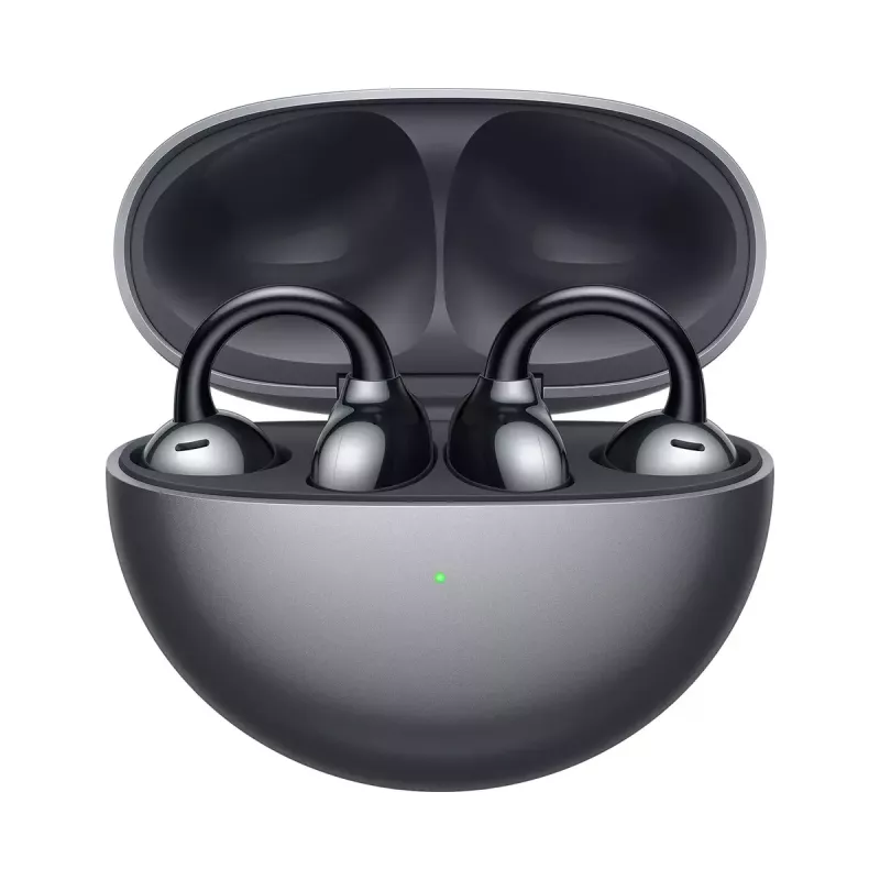 Headset HUAWEI FreeClip TWS Ohrbügel In-Ear-Kopfhörer, 20–20000 Hz, 5,6 g, USB-C, schwarz