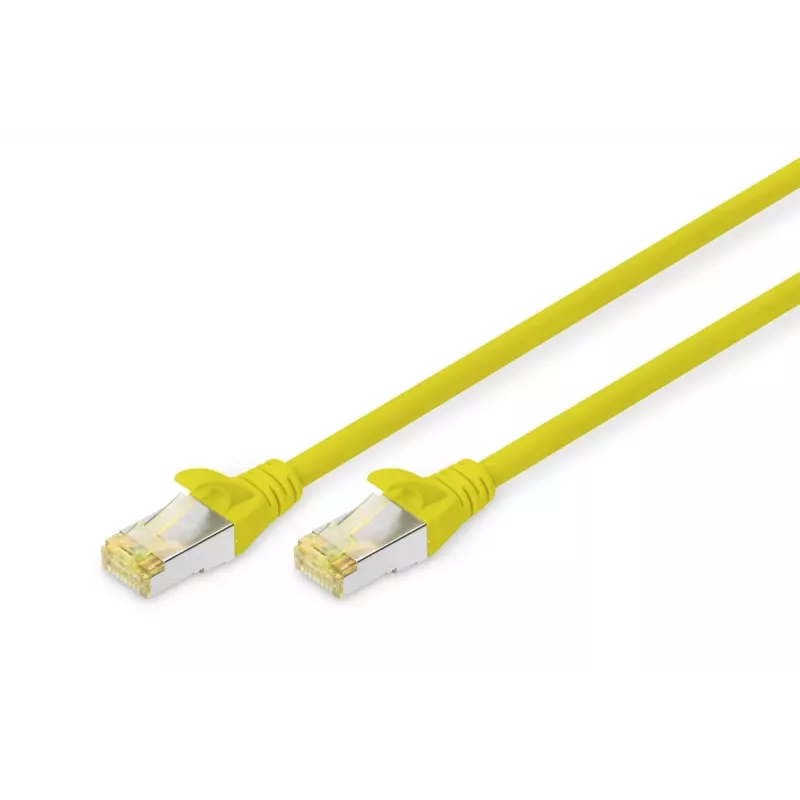 DIGITUS Patchkabel - CAT6a - S/FTP - Snagless - Cu - 10m - gelb