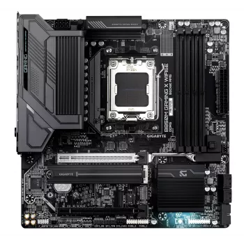GIGABYTE B850M GAMING X WIFI6E Mainboard - AMD Ryzen 9000 Series CPUs, 10+2+2 Phasen Digital VRM, bis zu 8200MHz DDR5 (OC), 1xPCIe 5.0 + 1xPCIe 4.0 M.2, 2.5LAN, WIFI 6E, USB 3.2 Gen 2