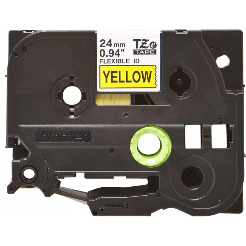 Brother TZE-FX651 Etikettenband Schwarz auf gelb TZ