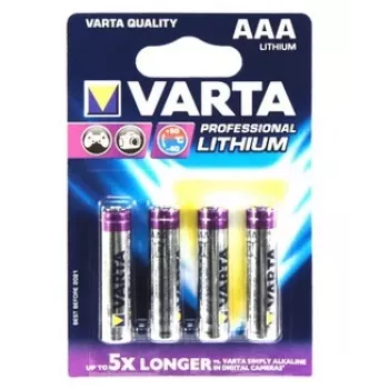 VARTA Einwegbatterie Ultra Lithium AAA 1,5 V 4 Stück