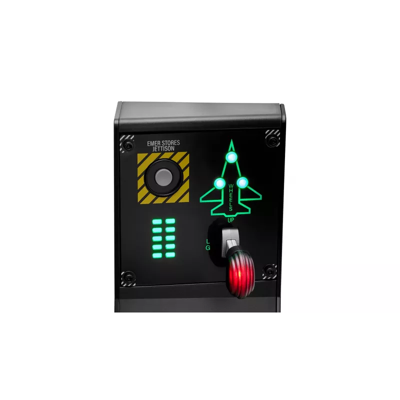 Joystick Thrustmaster VIPER Panel Schwarz USB mit Triebwerkssteuerhebel PC