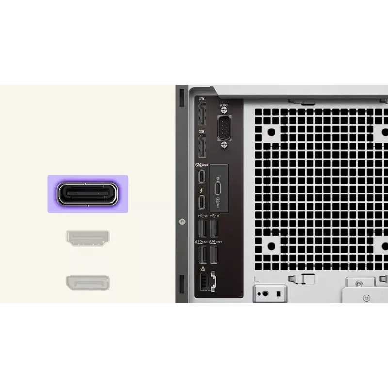 Desktop-PC Dell Pro Max FCT2250 T2 – Intel Core Ultra 7 265, 32 GB DDR5, 1 TB SSD, NVIDIA RTX 2000 Ada, Windows 11 Pro, Tower, Schwarz