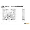be quiet! Light Wings LX 120 mm PWM Reverse White Gehäuselüfter 12 cm 1 Stück