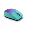 INCA Wireless Maus Iwm-511rm – RF Wireless + Bluetooth + USB Type-C – 1600 dpi – 6 Tasten – Grün Violett