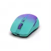 INCA Wireless Maus Iwm-511rm – RF Wireless + Bluetooth + USB Type-C – 1600 dpi – 6 Tasten – Grün Violett