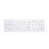 Contour Design Active Key Contour ClassicClean Medizinisches Keyboard mit abnehmbarer Abdeckung, Vollformat, kabelgebunden, Weiß, DE C8100