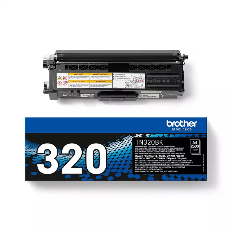 Brother TN-320BK Tonerkartusche 1 Stück Original Schwarz