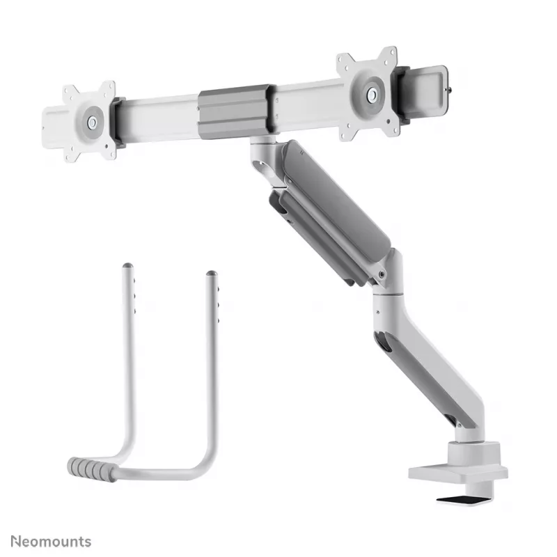 Neomounts DS75-450WH2 Monitorarm 17-32 Zoll - Gasfeder - Topfix - 180°-Stopp