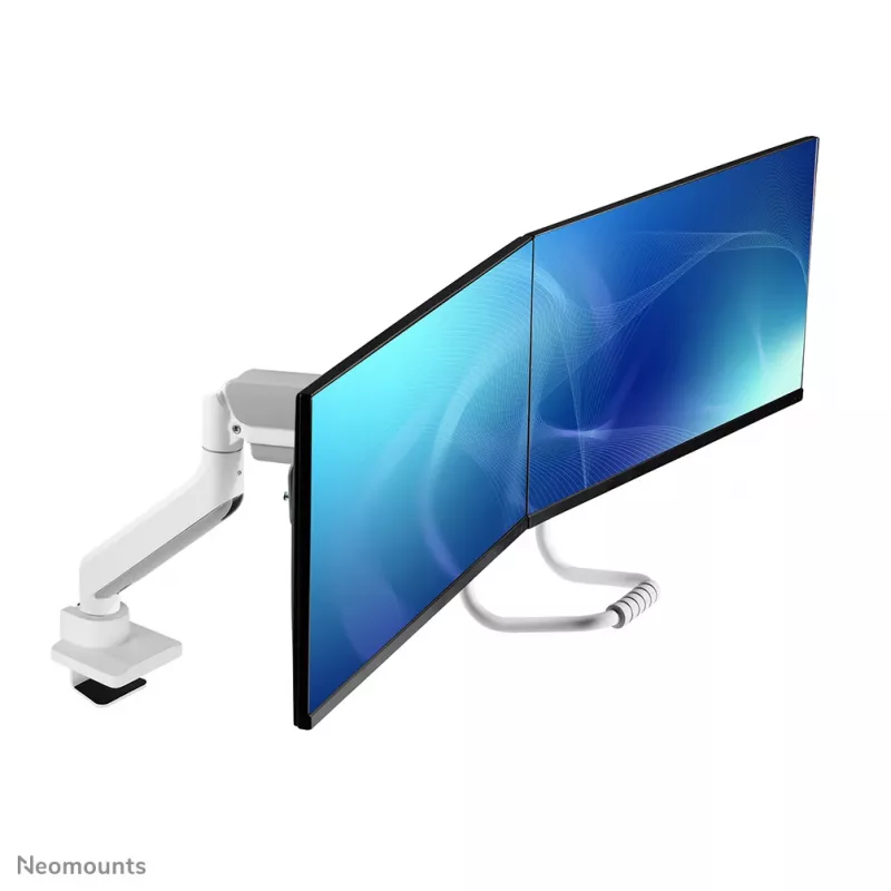 Neomounts DS75-450WH2 Monitorarm 17-32 Zoll - Gasfeder - Topfix - 180°-Stopp