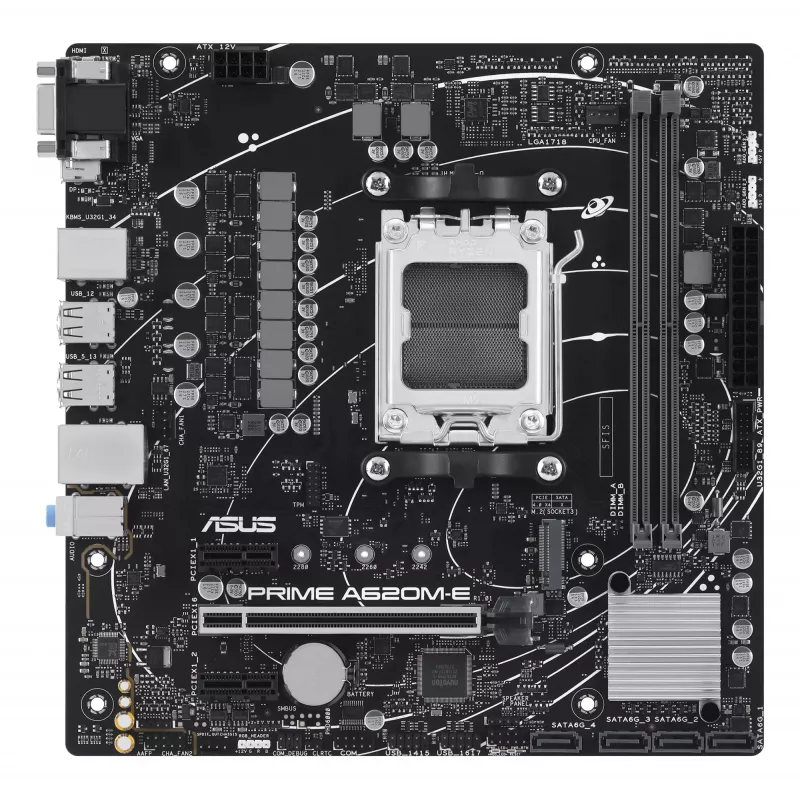 Motherboard ASUS PRIME A620M-E-CSM AMD A620 Sockel AM5 micro ATX