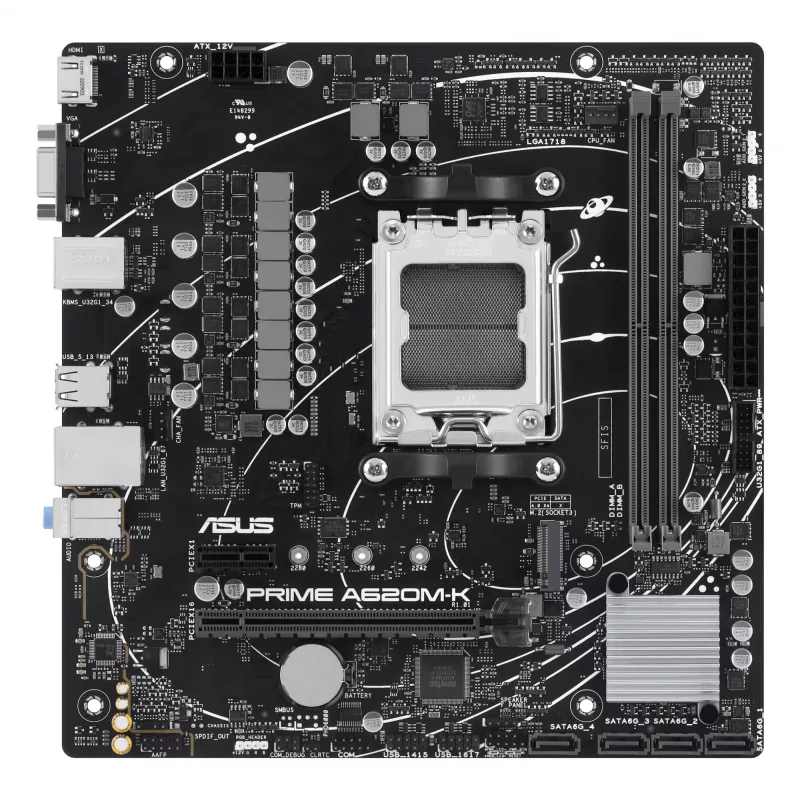 ASUS PRIME A620M-K AMD A620 Sockel AM5 micro ATX