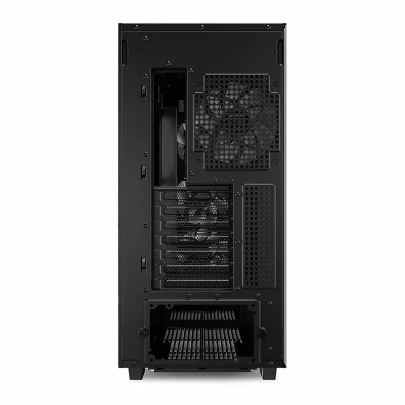 PC-Gehäuse Sharkoon REBEL C70G RGB Full Tower Schwarz, Holz