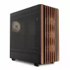 PC-Gehäuse Sharkoon REBEL C70M RGB Full Tower Schwarz, Holz
