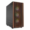 PC-Gehäuse Sharkoon REBEL C70M RGB Full Tower Schwarz, Holz