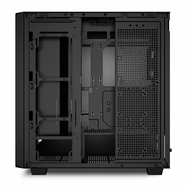 PC-Gehäuse Sharkoon REBEL C70M RGB Full Tower Schwarz, Holz
