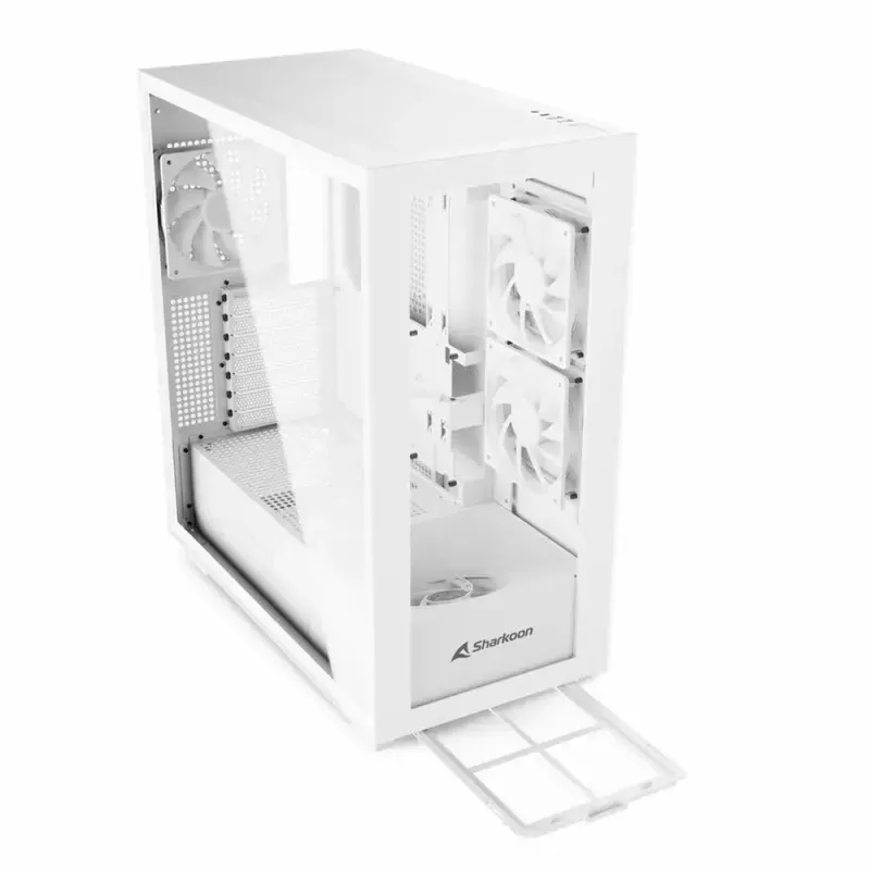 PC-Gehäuse Sharkoon Rebel C60 Midi-Tower Weiß