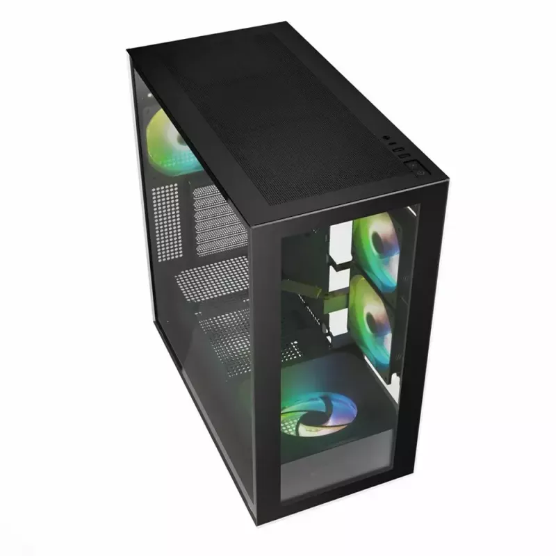 PC-Gehäuse Sharkoon Rebel C60 Midi-Tower Schwarz