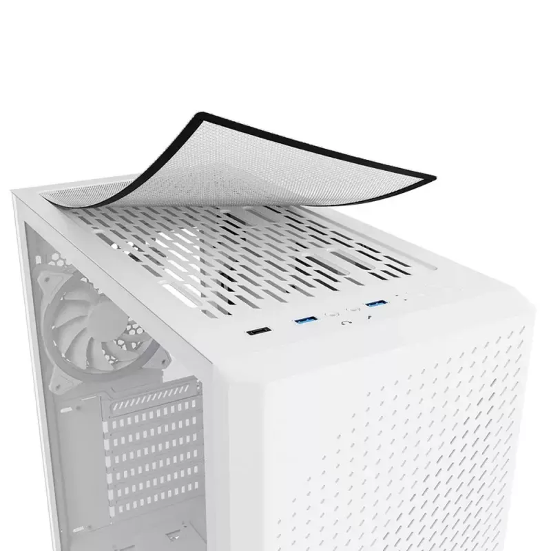 PC-Gehäuse Sharkoon VS9 RGB Midi Tower Weiß