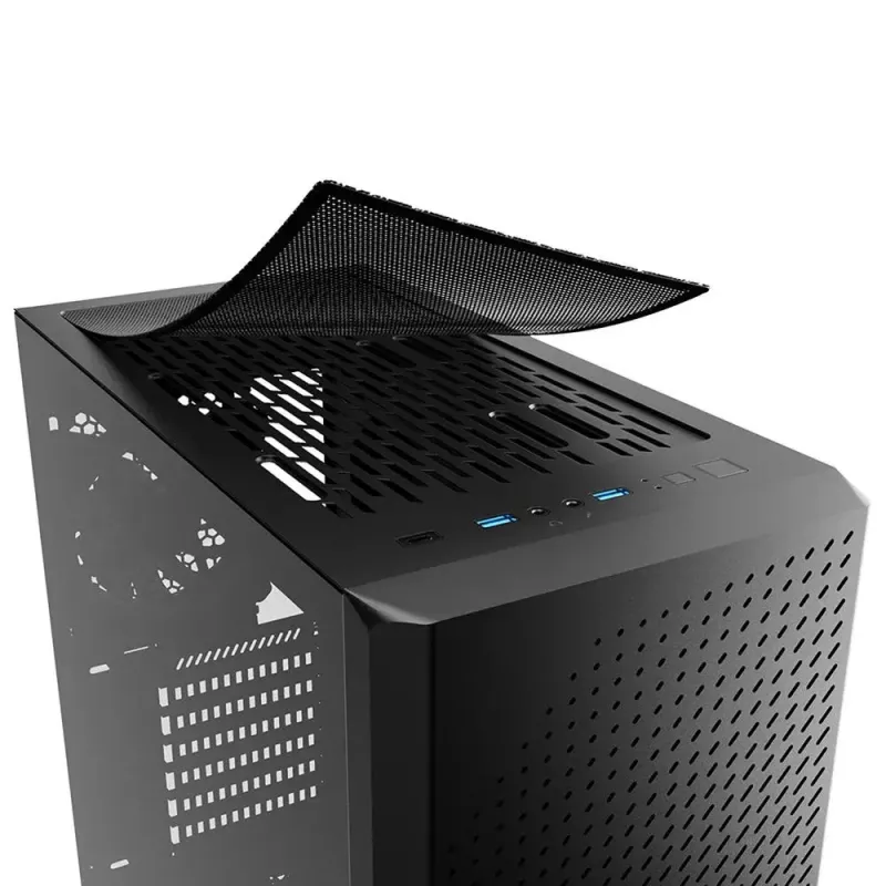 PC-Gehäuse Sharkoon VS9 RGB Midi Tower Schwarz