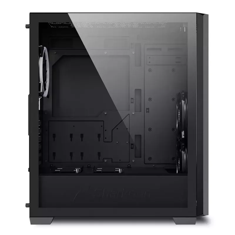 PC-Gehäuse Sharkoon VS9 RGB Midi Tower Schwarz