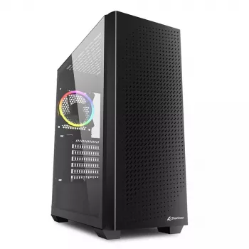 PC-Gehäuse Sharkoon VS9 RGB Midi Tower Schwarz