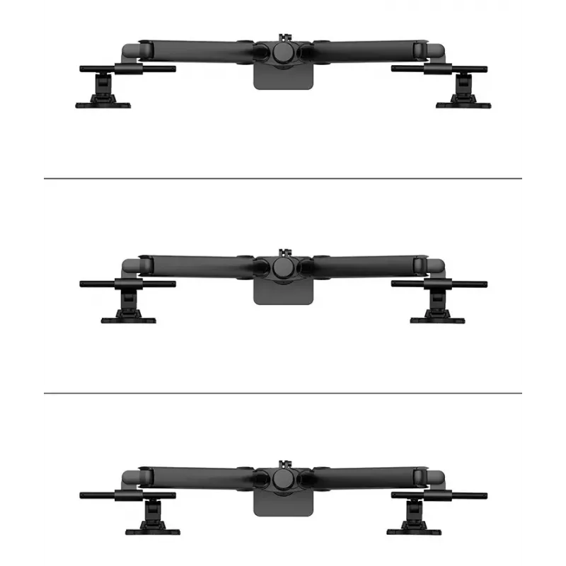 Neomounts DS65S-950BL2 Monitorarm 24-34 Zoll - Gasfeder - Topfix - mehrfach verstellbar - 180°-Stopp
