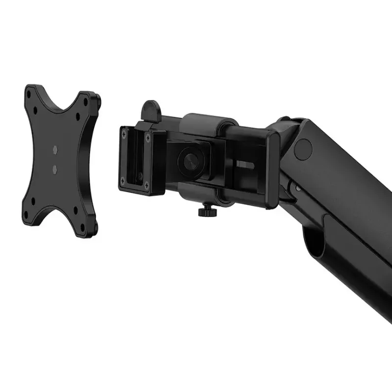 Neomounts DS65S-950BL2 Monitorarm 24-34 Zoll - Gasfeder - Topfix - mehrfach verstellbar - 180°-Stopp