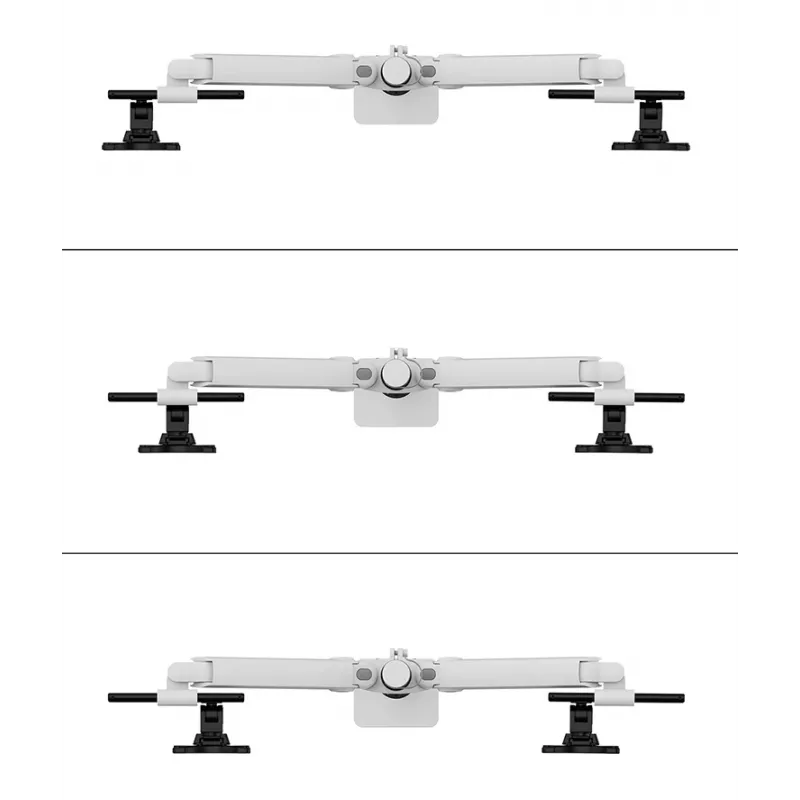 Neomounts DS65S-950WH2 Monitorarm 24-34 Zoll - Gasfeder - Topfix - mehrfach verstellbar - 180°-Stopp