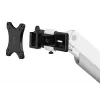 Neomounts DS65S-950WH2 Monitorarm 24-34 Zoll - Gasfeder - Topfix - mehrfach verstellbar - 180°-Stopp