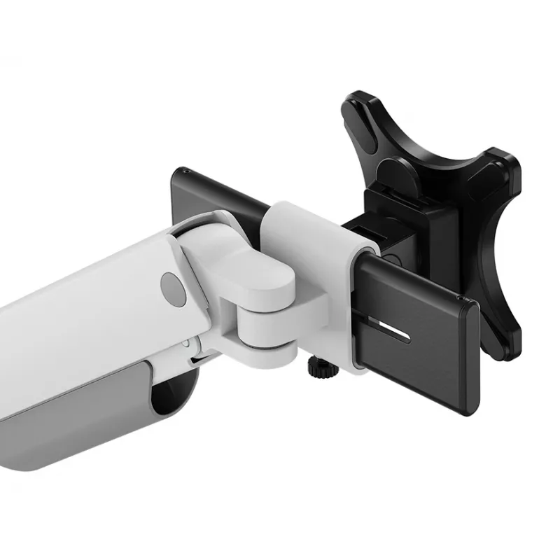 Neomounts DS65S-950WH2 Monitorarm 24-34 Zoll - Gasfeder - Topfix - mehrfach verstellbar - 180°-Stopp