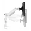 Neomounts DS65S-950WH2 Monitorarm 24-34 Zoll - Gasfeder - Topfix - mehrfach verstellbar - 180°-Stopp