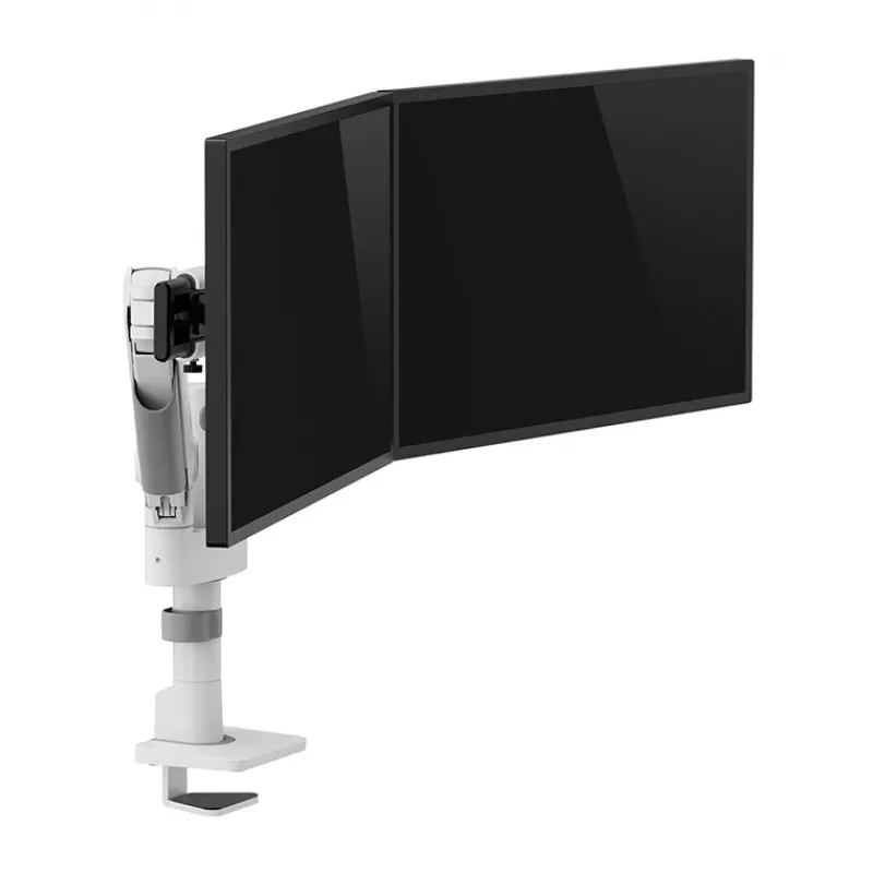 Neomounts DS65S-950WH2 Monitorarm 24-34 Zoll - Gasfeder - Topfix - mehrfach verstellbar - 180°-Stopp