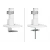 Neomounts DS65S-950WH2 Monitorarm 24-34 Zoll - Gasfeder - Topfix - mehrfach verstellbar - 180°-Stopp