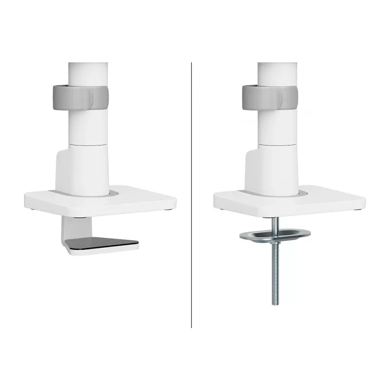 Neomounts DS65S-950WH2 Monitorarm 24-34 Zoll - Gasfeder - Topfix - mehrfach verstellbar - 180°-Stopp