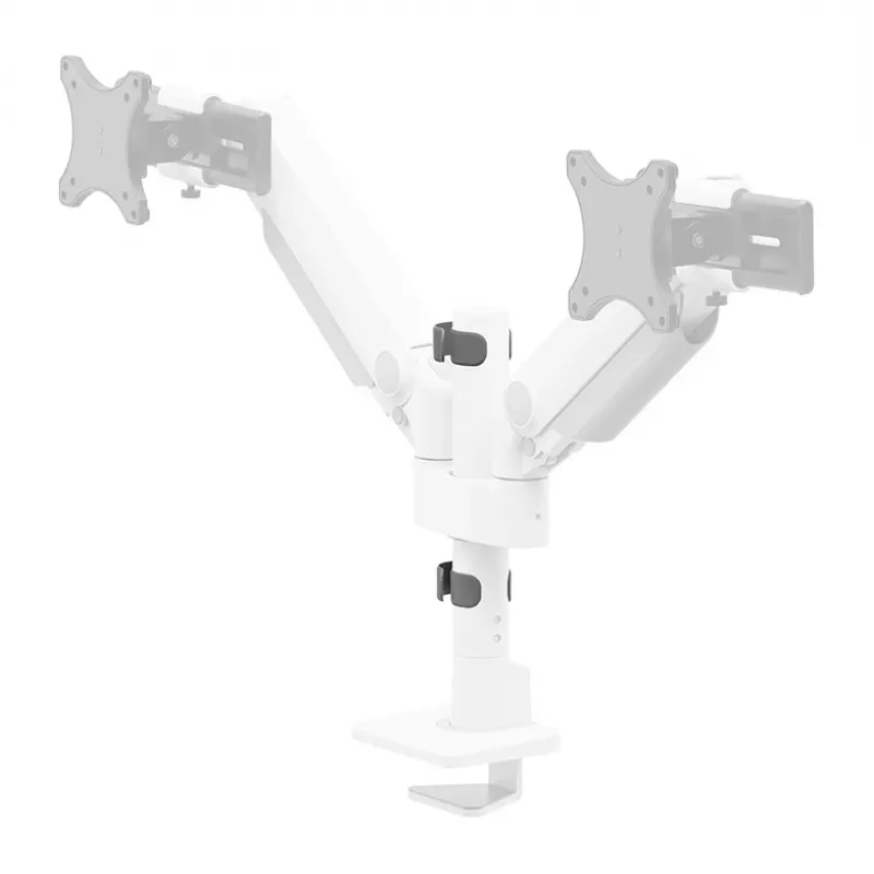 Neomounts DS65S-950WH2 Monitorarm 24-34 Zoll - Gasfeder - Topfix - mehrfach verstellbar - 180°-Stopp